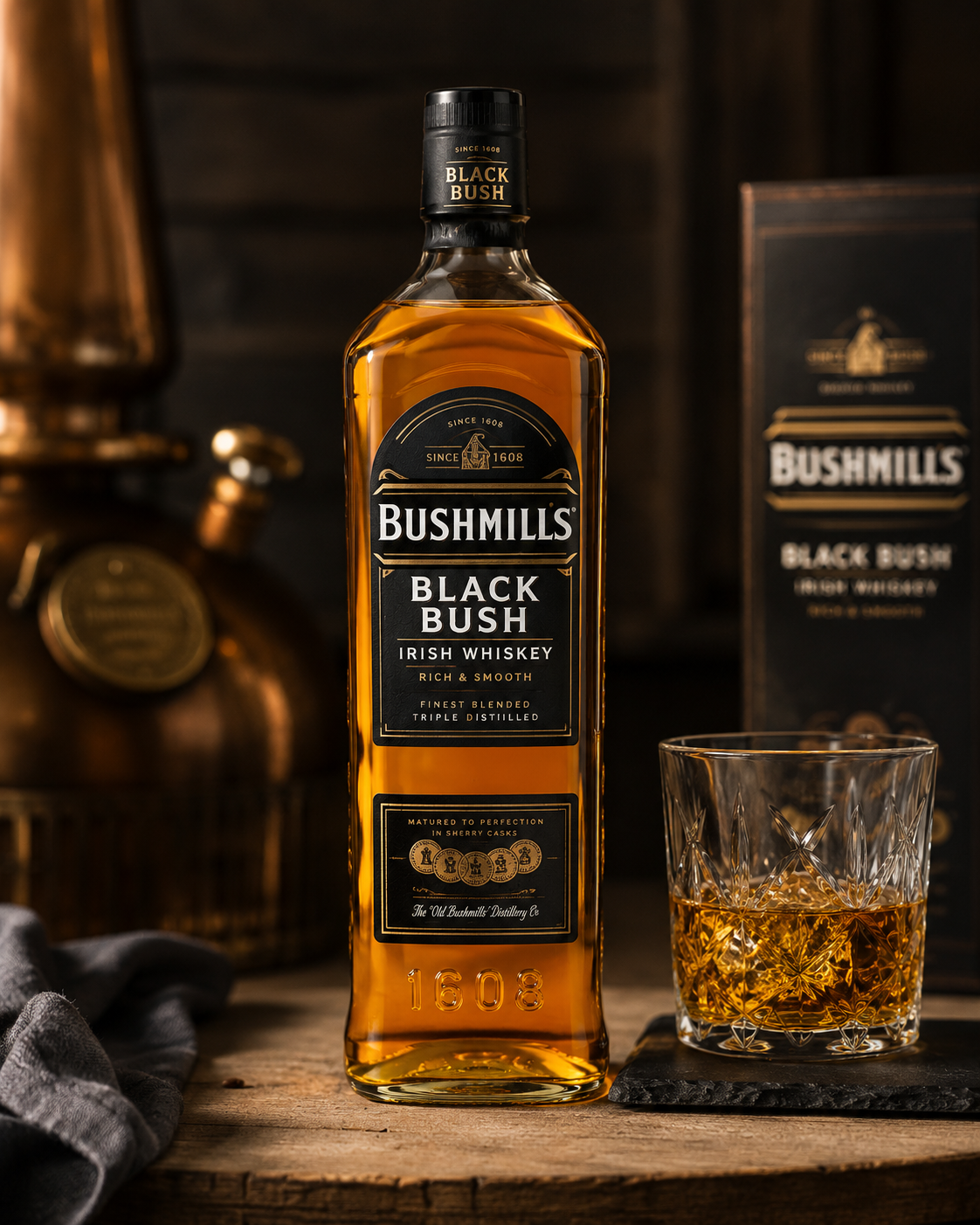 BUSHMILLS BLACK BUSH