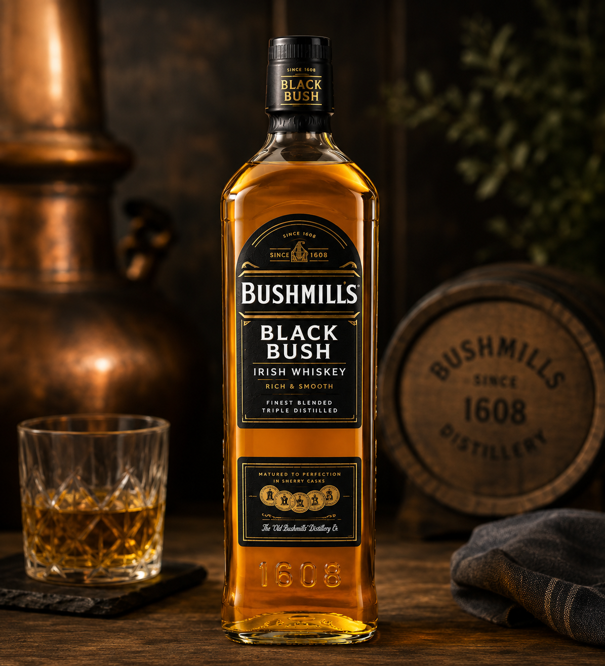 BUSHMILLS BLACK BUSH