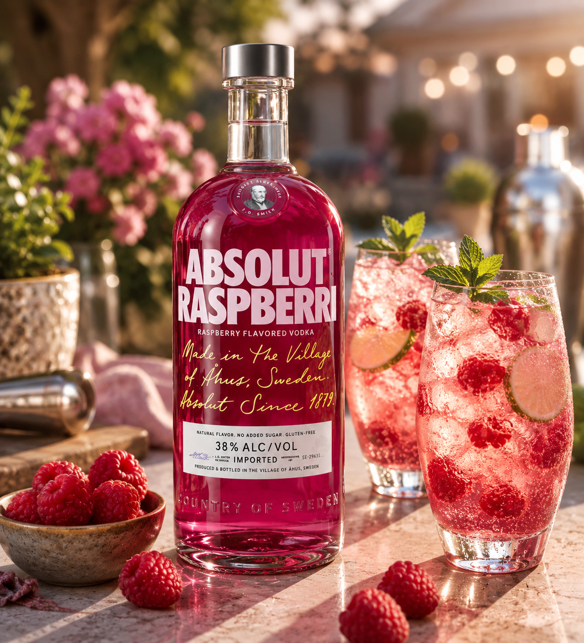 ABSOLUT VODKA RASPBERRY