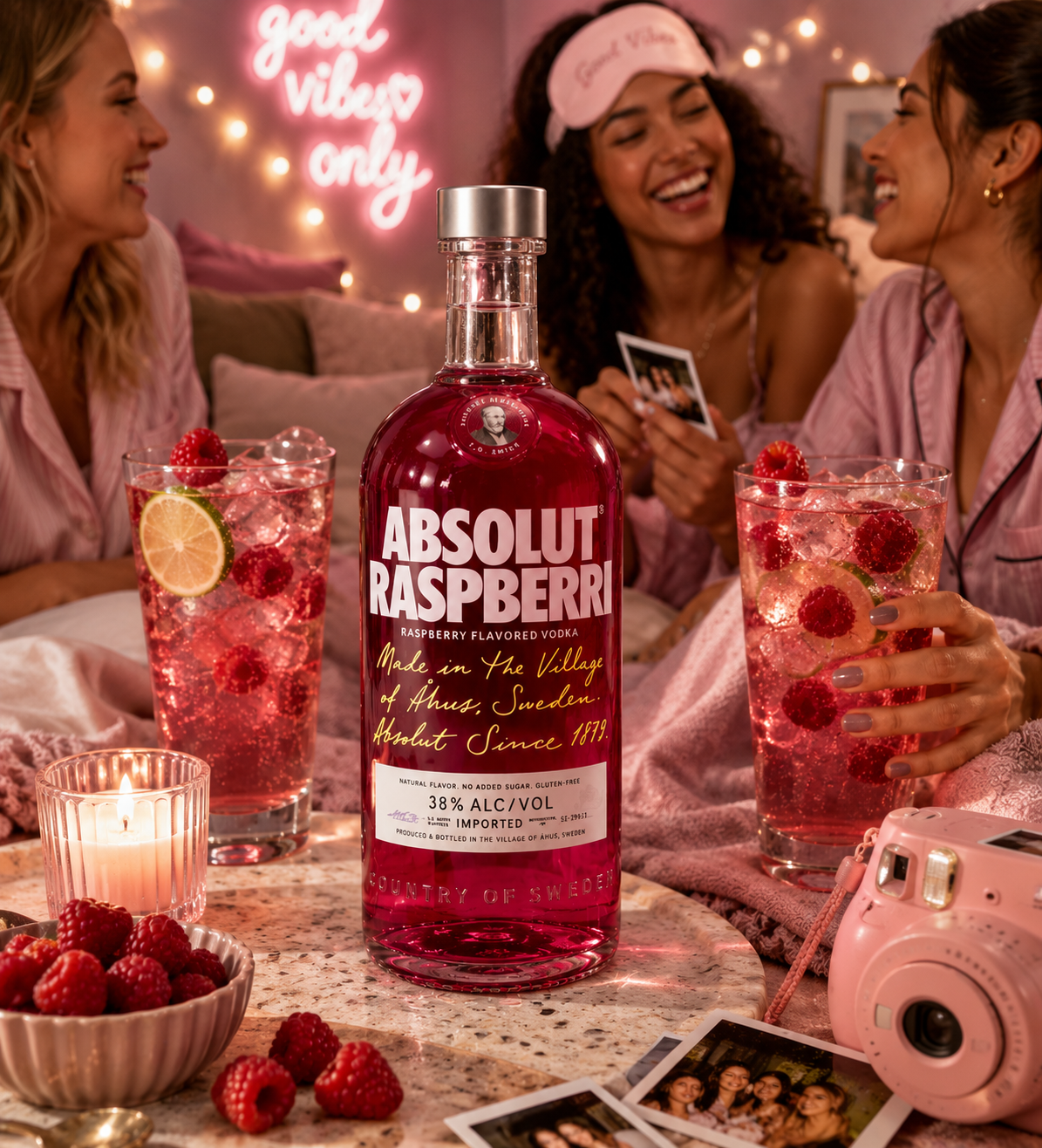 ABSOLUT VODKA RASPBERRY